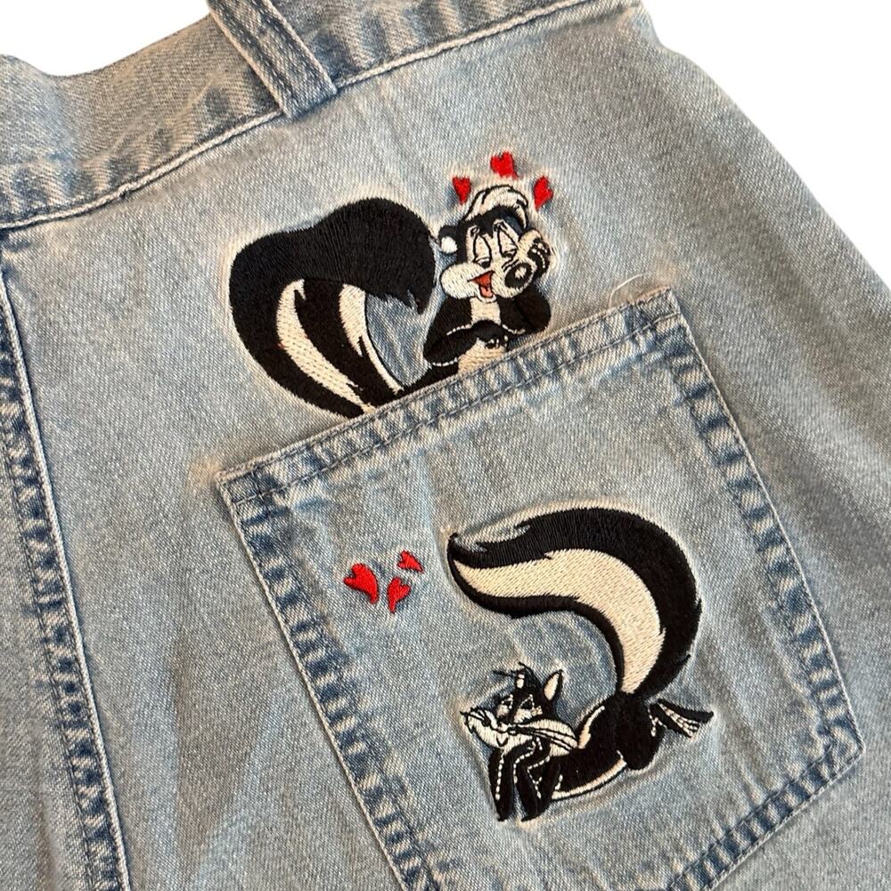 Vintage Warner Bros Pepe Le Pew Ladies Small Skort 26” Waist